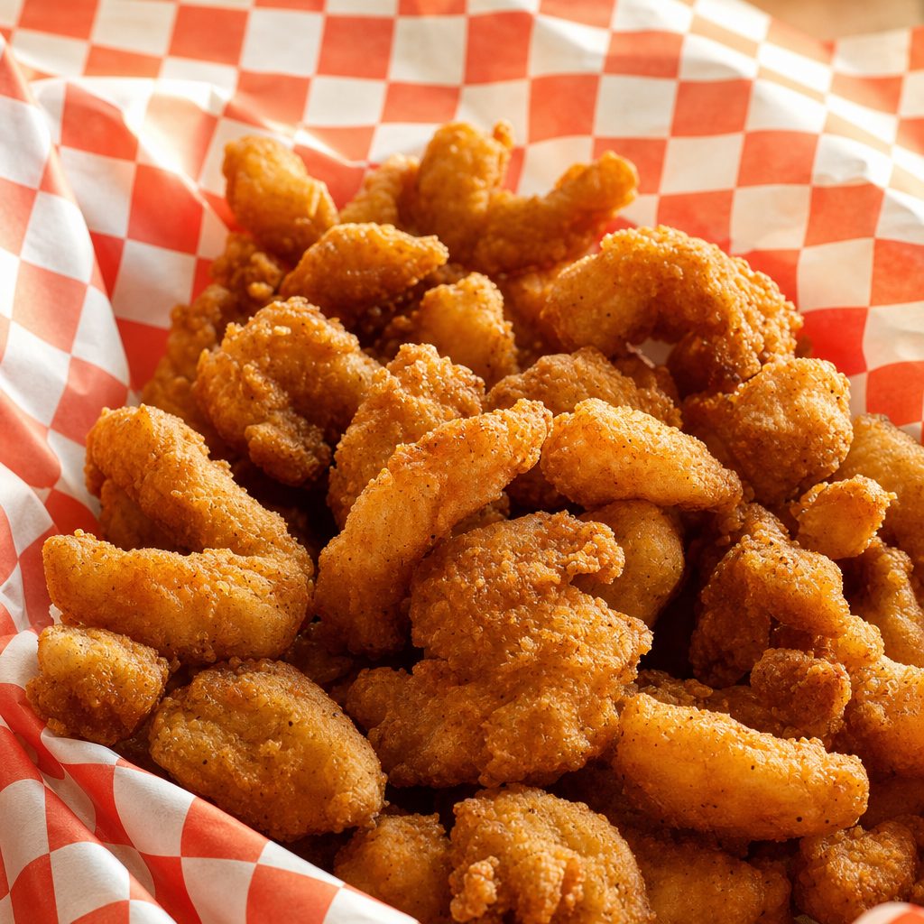 Kid's Popcorn Shrimp.